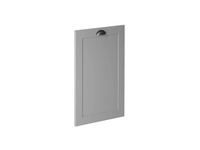 Front der 45 cm Geschirrspülmaschine D45FZW Linea Grau Matt