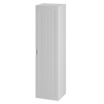 MONA-03 - Hochschrank einflügelig 130 cm Weiß Matt