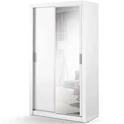 ARTI AR-06 - 2-türiger Schwebetürenschrank 120 cm Weiß