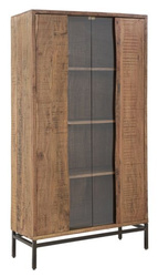 Vitrine Yellowstone 100X40X185 cm (Nilakazienholz)
