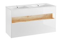 Badezimmermöbelset 120 cm Bahama Weiß