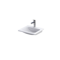 Oristo Waschbecken Möbel Cera 50 cm weiß (Keramik)