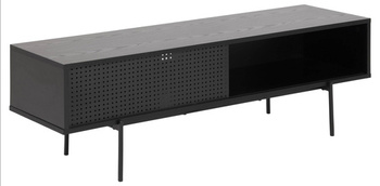 Angus schwarze TV-Kommode