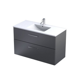Oristo Waschtisch mit Schrank GEO 100 cm Graphit
