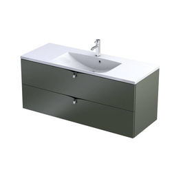 Oristo Badezimmermöbel mit Waschbecken SIENA UNI 120 cm Grün