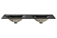 Waschtisch SKY 1 BLACK MATT 120D DP