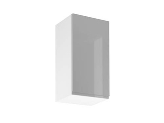 Oberschrank 1-türig Links G40-L Aspen Grey Grau Hochglanz