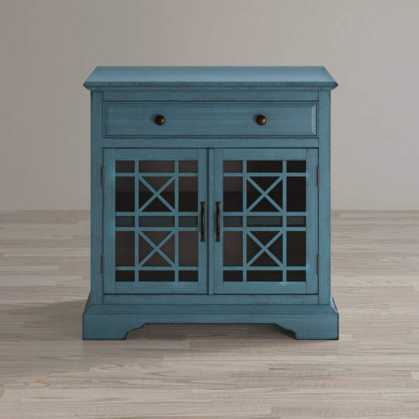 AV175-32 Kommode 2D/1S Avola Antikblau