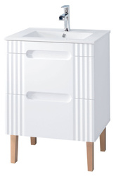 Waschbeckenunterschrank 60 cm FIJI WEISS