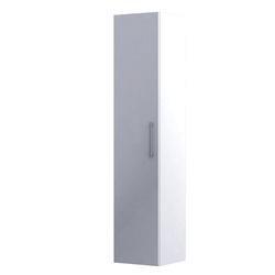 Oristo Geo-Säule 35 cm Weiß Hochglanz