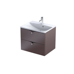 Oristo Waschbeckenunterschrank SIENA UNI 60 cm Braun