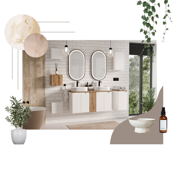 Waschtischplatte 120 cm NOVA WHITE