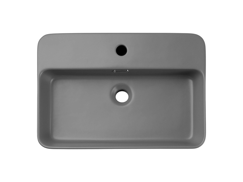 Waschbecken Aufsatz TRUST 2 MATT LICHTGRAU