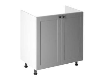 Unterschrank 2-türig für die Spüle D80Z Linea Grey, Mattgrau