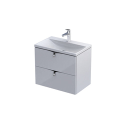 Oristo Waschbeckenunterschrank SIENA COMPACT 60 cm Weiß