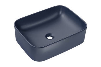 Keramisches Waschbecken für den Aufsatz KAMA-MNB-50 Mattblau 50,5 cm