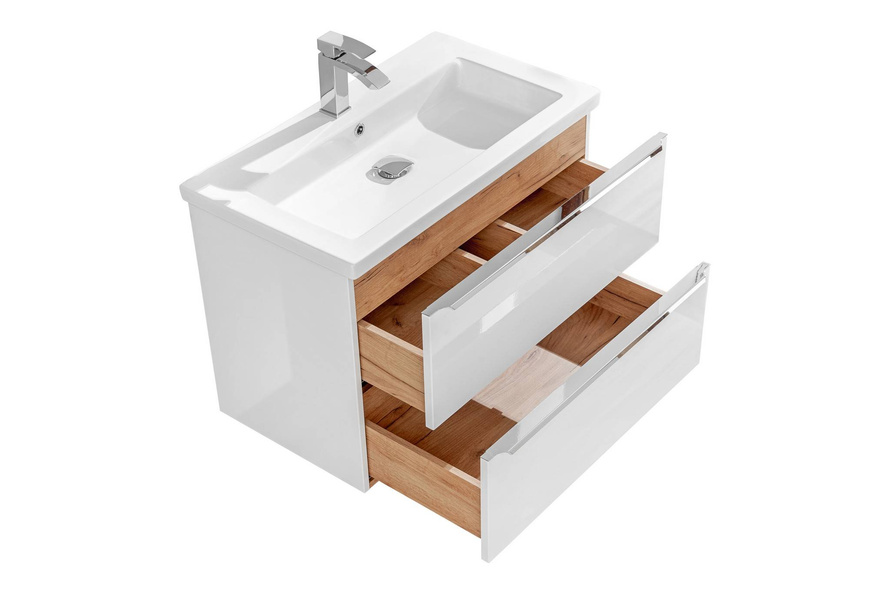 CAPRI WHITE 821 Waschbeckenunterschrank 2S 80 cm