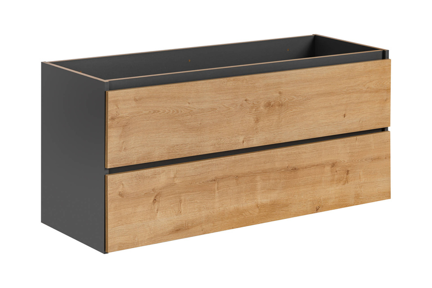 Monako Grau Eiche Waschtischschrank 120 cm