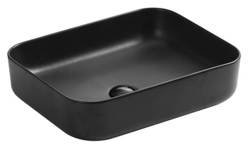 Astor Unterbauwaschbecken Keramisch Quadro Schwarz